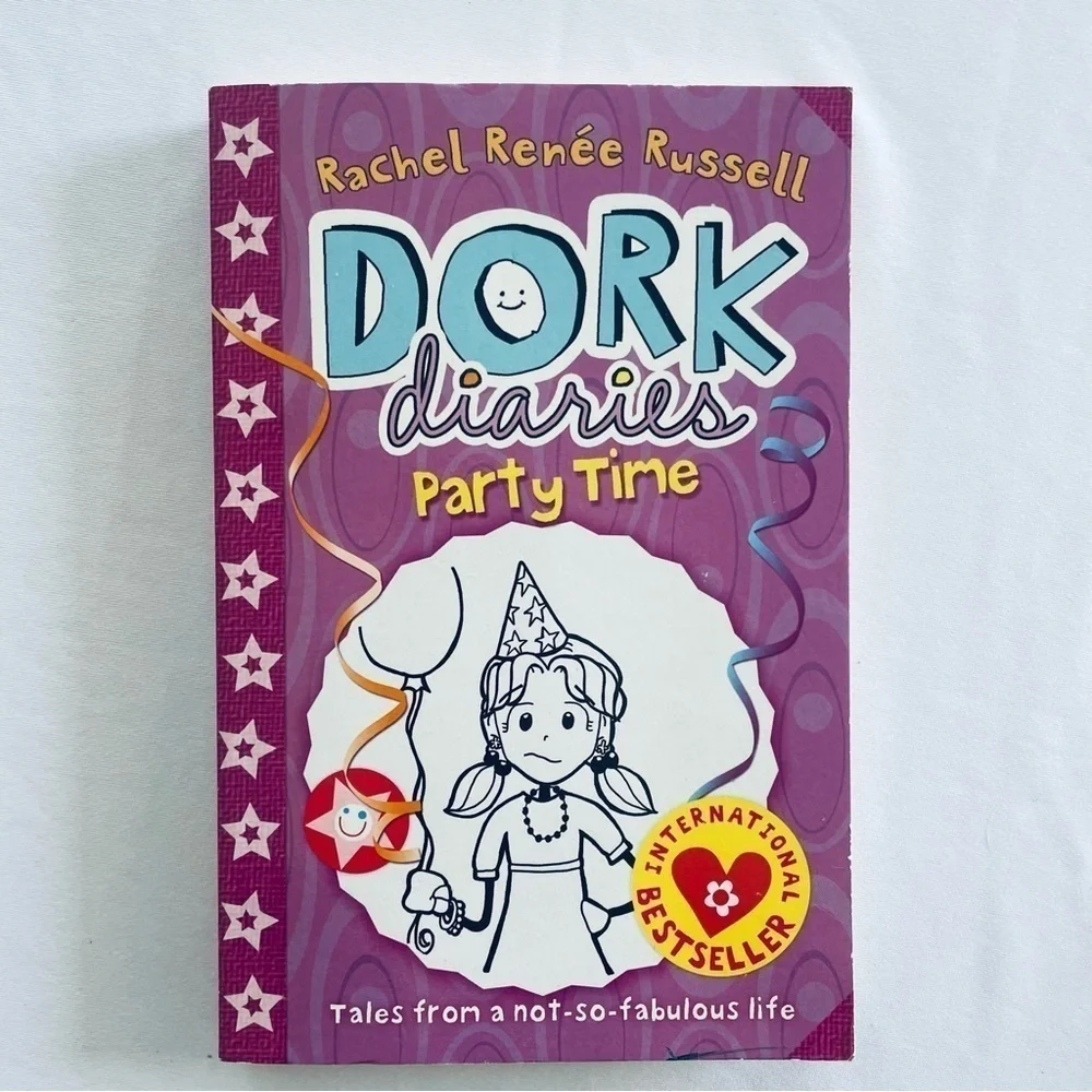 Lot of 4 Girls' Books: Dork Diaries by Rachel Renee Russell